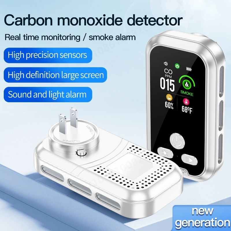 เครื่องตรวจจับแก๊สแบบพกพา 6 in - Co Detector Plug บทวิจารณ์และราคา
