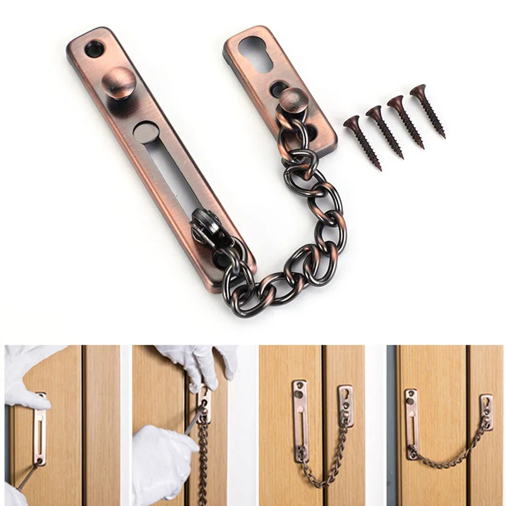 โซ่ล็อคประตูพร้อมตัวล็อค โซ่ล็ - Security Chain Door บทวิจารณ์และราคา